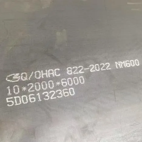 NM600 Metal s čeličnom pločom otpornom na habanje